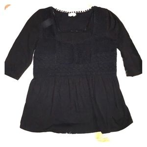 Anthropologie lace bodice top